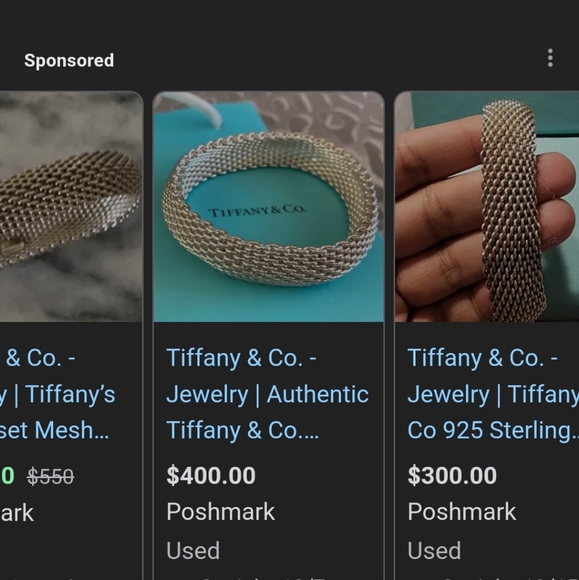 Mesh Bracelet Flexible Wide Silver Tone Bangle | Somerset Replica EUC - Picture 15 of 16